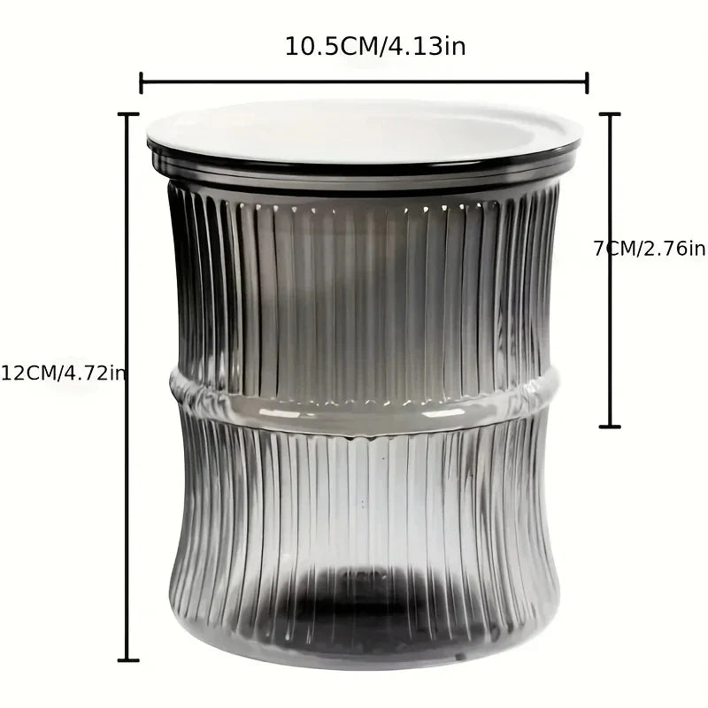 Self Watering Hydroponic Flower Pot Transparent Double Layer Planter