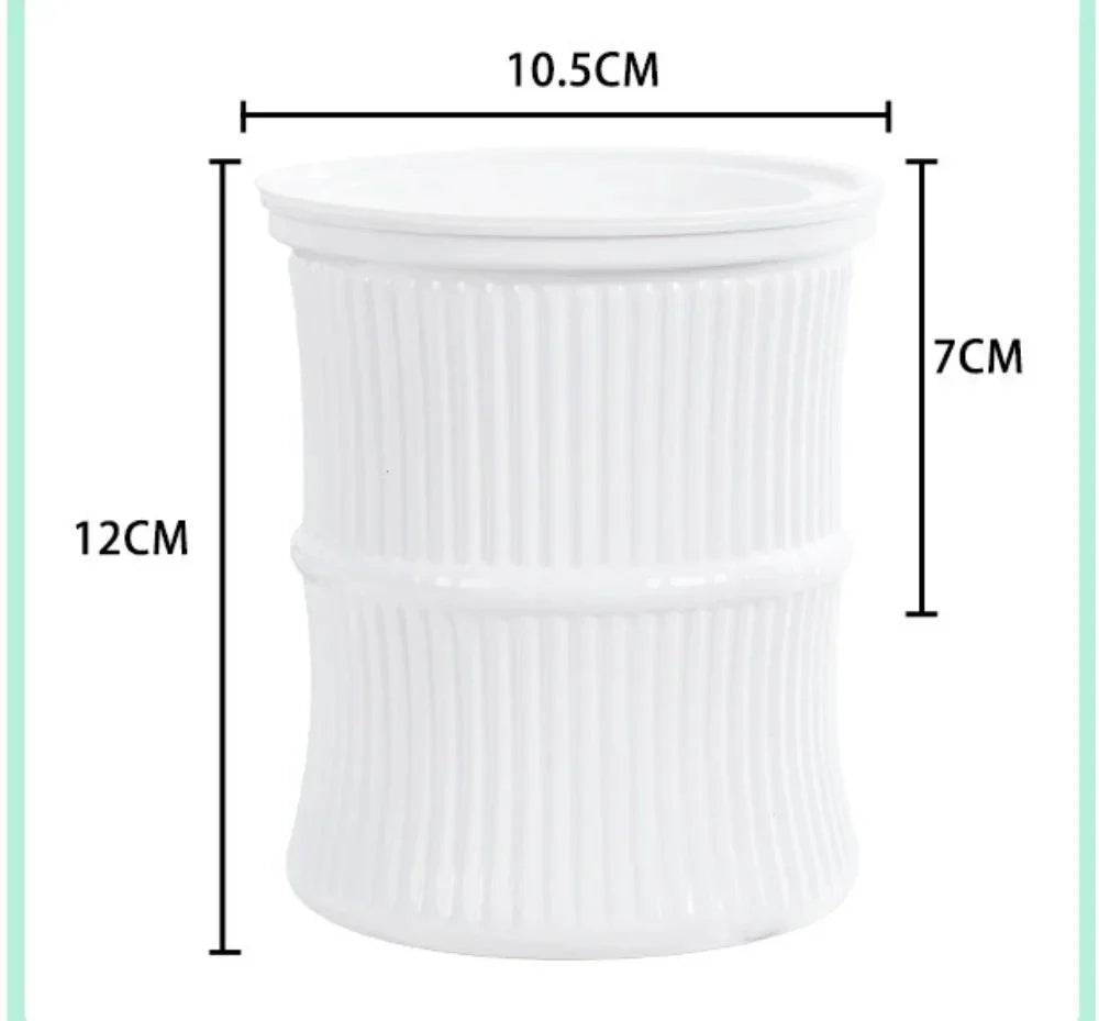 Self Watering Hydroponic Flower Pot Transparent Double Layer Planter